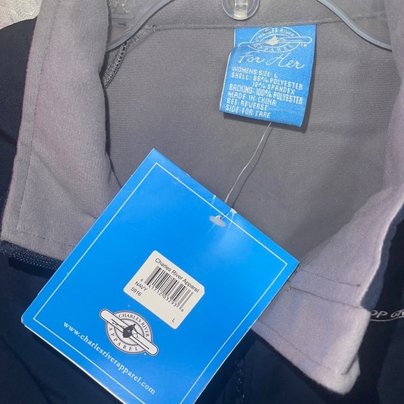 NORTHRUP GRUMMAN Charles River For Her Apparel FULL ZIP JACKET - SIZE LARGE - Picture 4 of 6